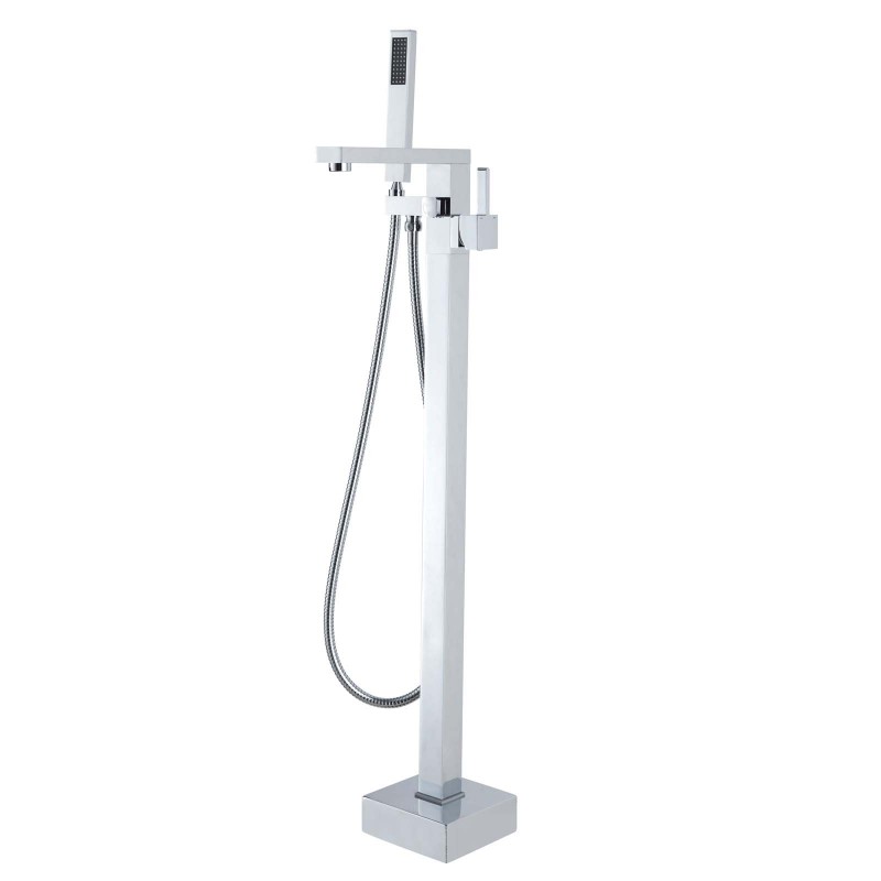 Freestanding Bath Mixer With Hand held Shower Exemplary Kitchens & Bathrooms