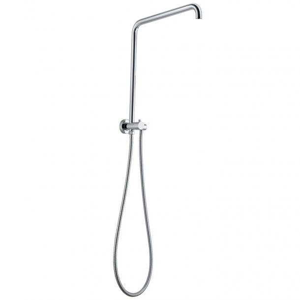 300mm Round Chrome Shower Rail Exemplary Kitchens & Bathrooms